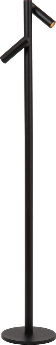 Lucide antrim - oplaadbare leeslamp binnen buiten - accu batterij - led dimbaar - 2x2,2w 2700k - ip54 - met draadloos oplaadstation - zwart