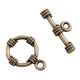 Darice • metal toggle rope 15mm antique brass