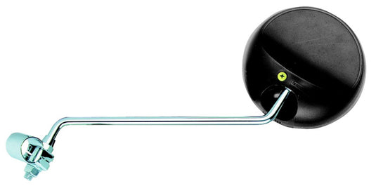 Busch + müller spiegel met klem bumm 922 15p rond universeel - zwart