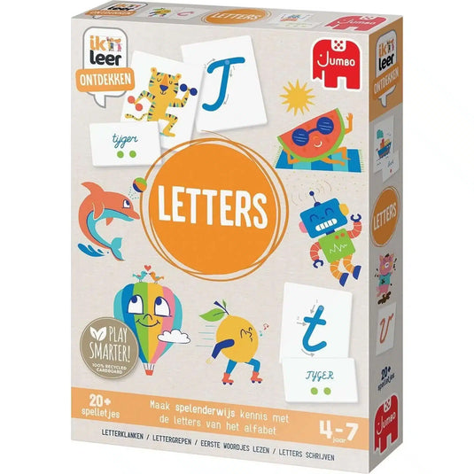 Ik leer jumbo - ontdekken - letters - educatief spel - vanaf 4 jaar