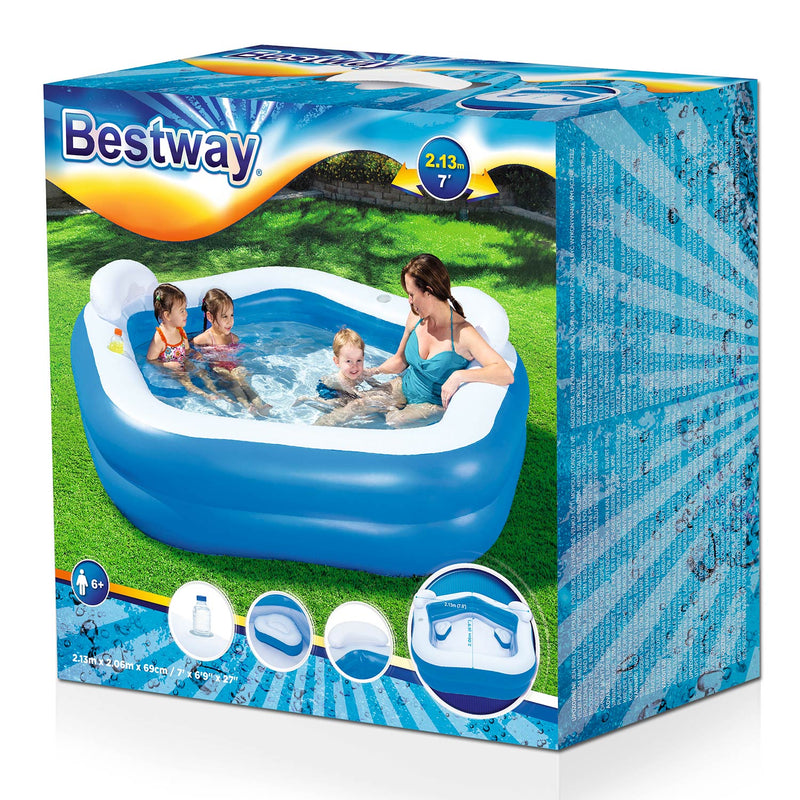 Load image into Gallery viewer, Bestway familiebad vijfhoekig oasis 213
