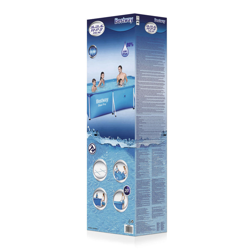 Load image into Gallery viewer, Bestway zwembad steel pro rechthoek, 300cm
