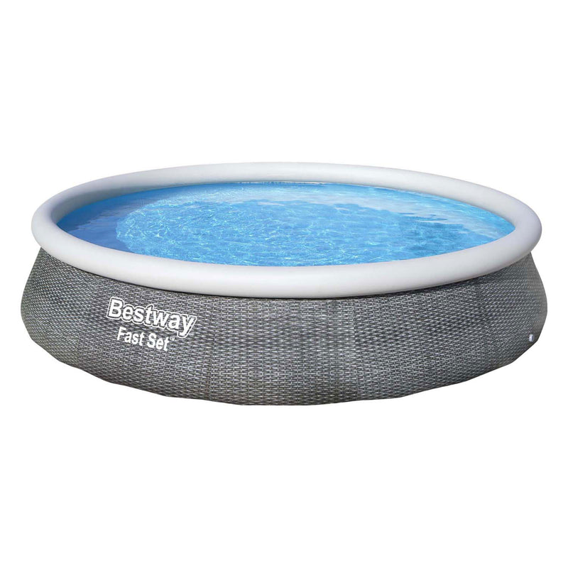 Load image into Gallery viewer, Bestway zwembad fast set set rond rotan, 396cm
