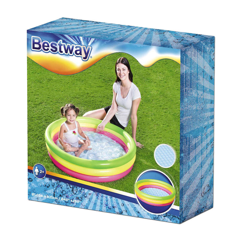 Load image into Gallery viewer, Bestway kinderbad rond kleuren, 102cm
