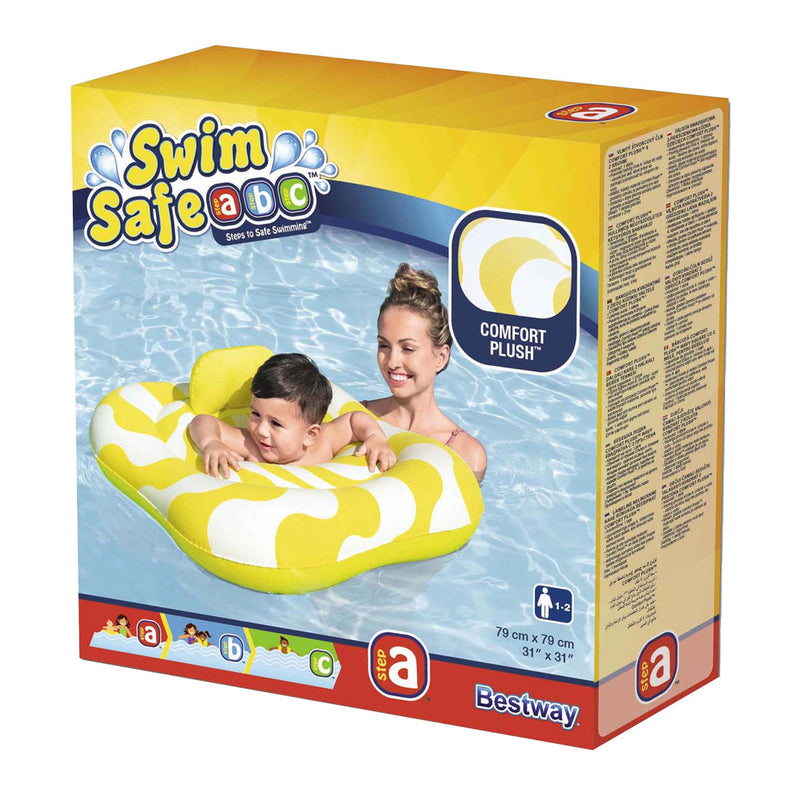 Load image into Gallery viewer, Bestway zwemzitje comfort plush babyboot zwembad 1-2 jaar multicolor.
