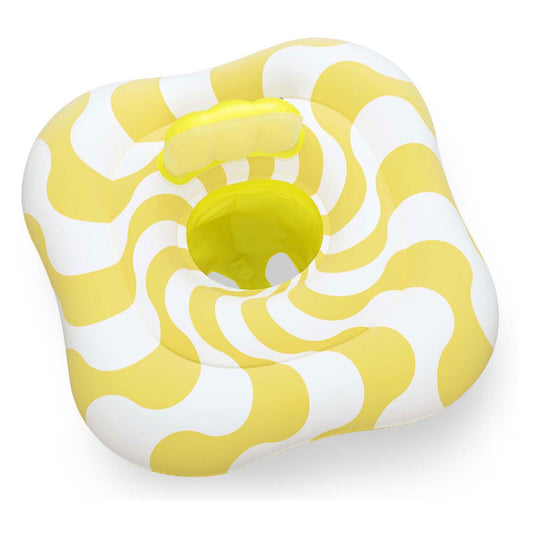 Bestway zwemzitje comfort plush babyboot zwembad 1-2 jaar multicolor.