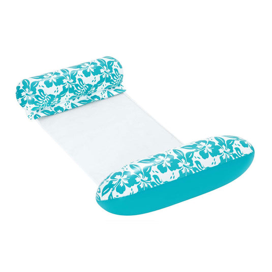 Bestway bloemen luchtbed met netbodem, 114cm