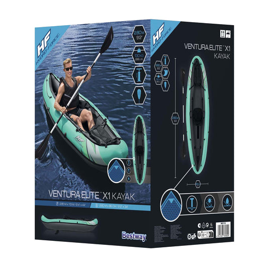 Bestway hydro force kajak ventura elite x1 set opblaasbaar