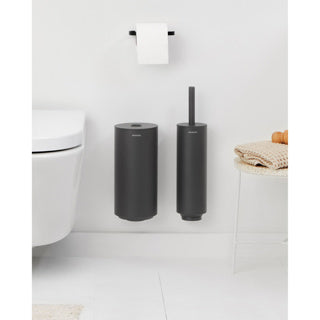 Brabantia mindset toiletaccessoires, set van 3 mineral infinite grey