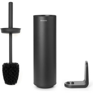 Load image into Gallery viewer, Brabantia mindset wc borstel met houder - vrijstaand en hangend - mineral infinite grey
