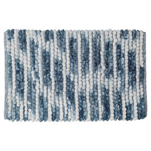 Sealskin vintage badmat 50x80 cm polyester blauw