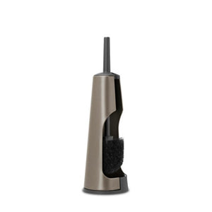 Brabantia toiletborstel en houder platinum dia.12x42cm