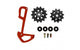 Sram loopwielset x01 eagle inclusief. binnenkooi rood - 199715