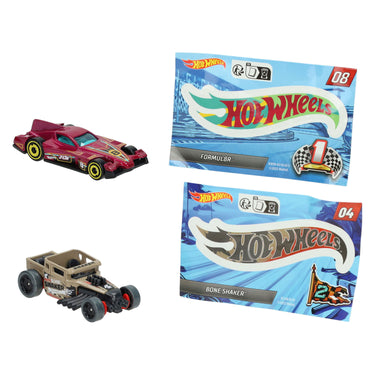 Hot wheels mystery auto met sticker - 1:64