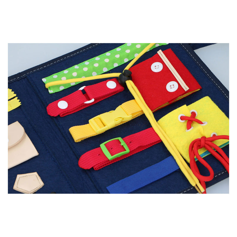 Load image into Gallery viewer, Eddy toys montessori activiteitenboek - kleding leren openen en sluiten - motoriek oefenen
