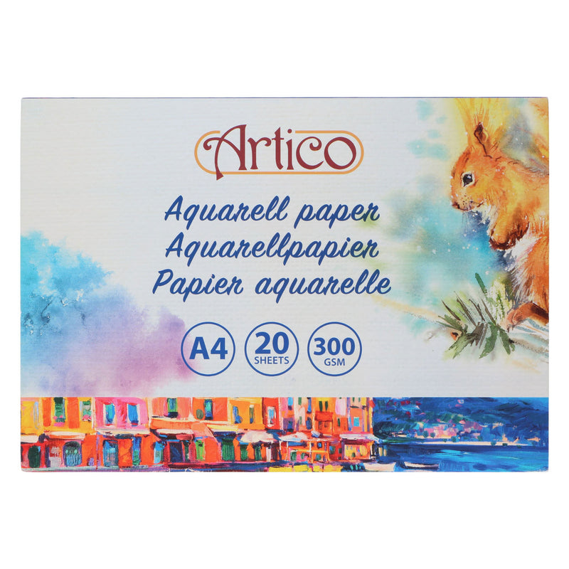 Load image into Gallery viewer, Aquarelpapier wit, 20 vellen
