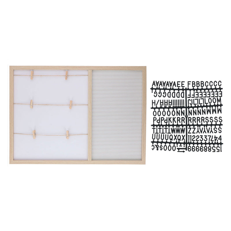 Load image into Gallery viewer, Houten memobord en fotolijst mdf, 57x41cm
