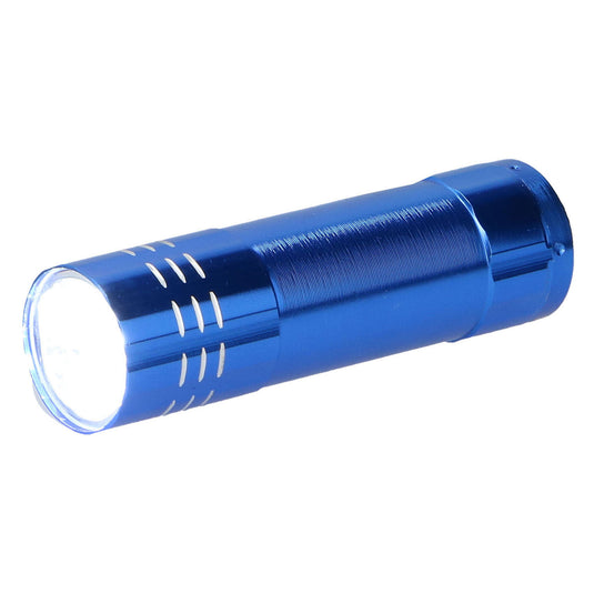 Gekleurde aluminium zaklamp - 9led