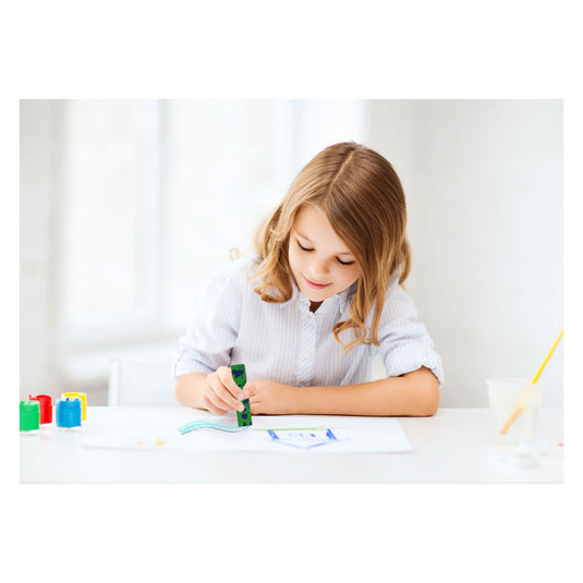 Waskrijtjes kleur, 4st.