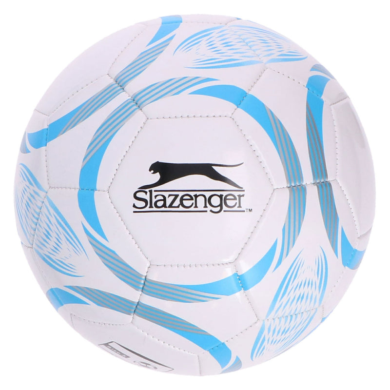 Load image into Gallery viewer, Merkloos sans marque slazenger voetbal maat 5 - football size 5 voor training en wedstrijd - voetbal voor buiten en sportveld - assorti kleuren zwart, blauw of rood - standaard voetbalmaat
