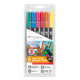 Tombow • brush pen abt dual brush pen set dermatologically 6pcs