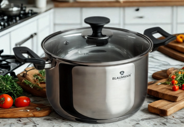 Blaumann kookpan met deksel gourmet line 20cm
