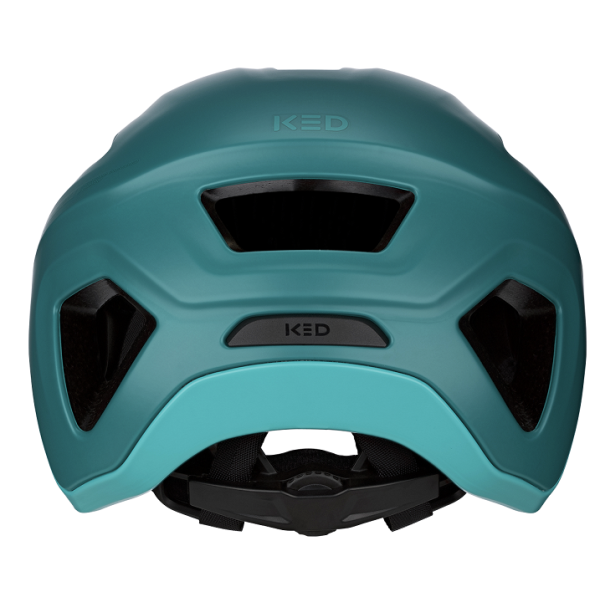 Load image into Gallery viewer, Ked fietshelm embrace jr s-m (52-58cm) - zwart groen
