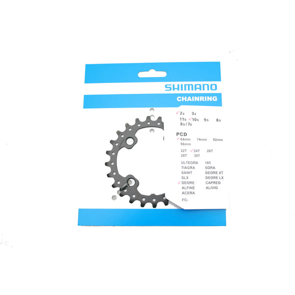 Shimano chainring Deore 10V 24T Y1RP24000 M617 black