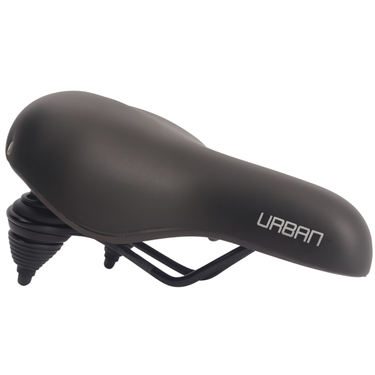 Edge fietszadel urban - zwart
