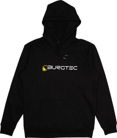 Burgtec black logo hoodie
