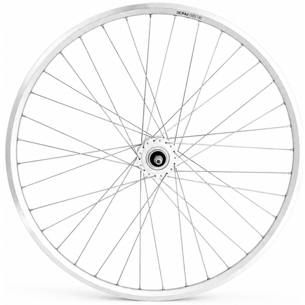 Load image into Gallery viewer, Shimano voorwiel 28 x 1 4'' aluminium zac 2000 velg - dh-c3000-3n naafdynamo - velgrem - zilver
