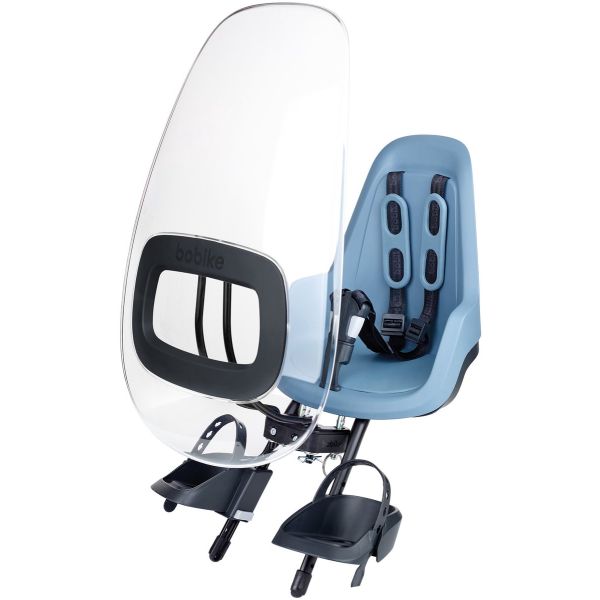 Load image into Gallery viewer, Bobike windscherm one+ grijs, ook voor de go zwart
