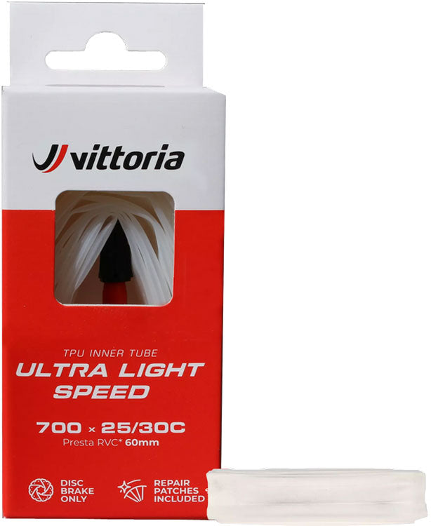Load image into Gallery viewer, Vittoria ultra light speed 700x25 30 sv 80mm tpu tube
