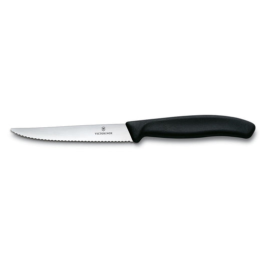Victorinox steakmessen zwart 6 stuks