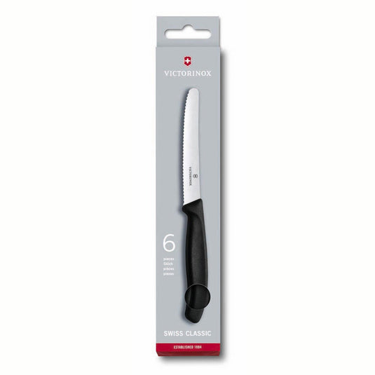 Victorinox tafelmessen gekarteld ds 6st.
