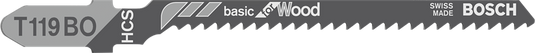 Bosch decoupeerzaagblad t119bo (5st)