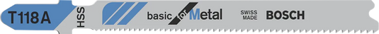 Bosch decoupeerzaagblad t118a (5st)