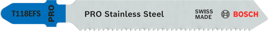 Bosch decoupeerzaagblad t118efs (5st) rvs