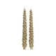 Decoris dinerkaars kerstboom set van 2 stuks goud ã˜2,1xh25cm