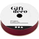 Cadeaulint, b: 18 mm, matt, rood, 25 m 1 rol