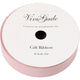 Cadeaulint, b: 18 mm, matt, lichtrood, 25 m 1 rol