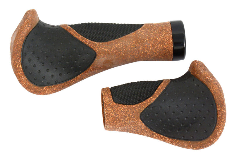 Load image into Gallery viewer, Radon rg-02-n ergogel comfort cork grips for hub shifting
