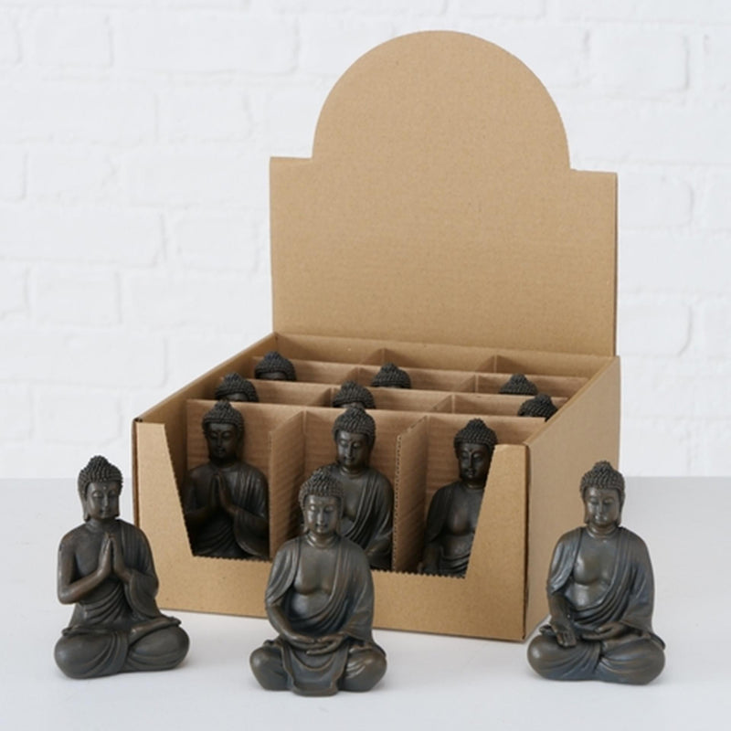 Load image into Gallery viewer, Boltze home boeddhabeeldje h10cm kunsthars
