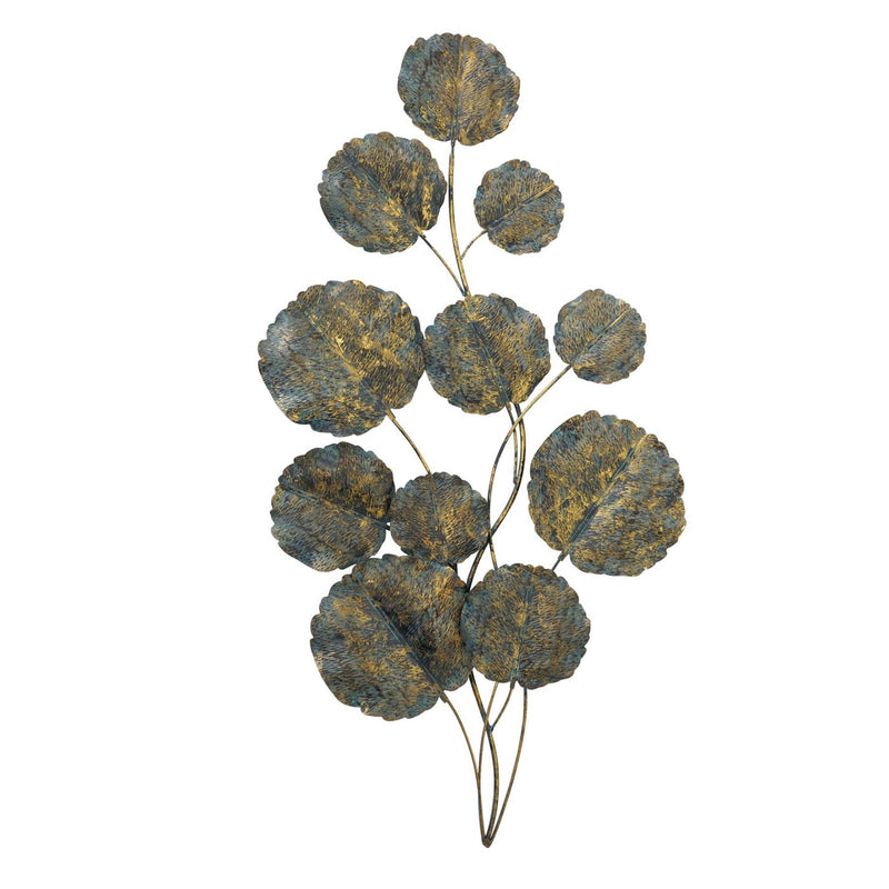 Load image into Gallery viewer, Boltze home wandobject blad verena 115cm metaal
