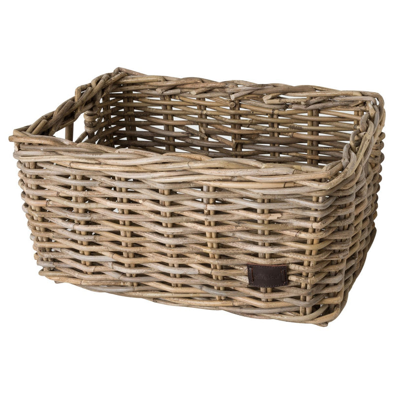 Load image into Gallery viewer, Fastrider zeno rotan fietsmand - naturel - 26l - handgemaakt
