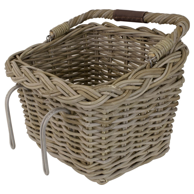 Load image into Gallery viewer, Fastrider elif rotan fietsmand - naturel - 16l - handgemaakt
