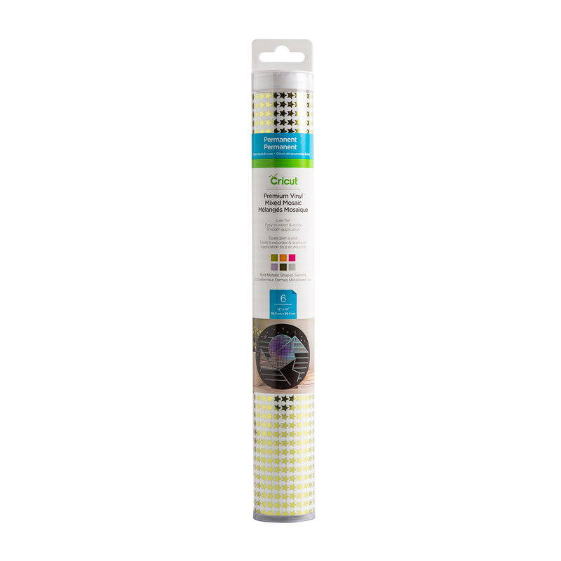 Load image into Gallery viewer, Cricut • premium vinyl mosaic permanent 30,5x122cm metallic vormen

