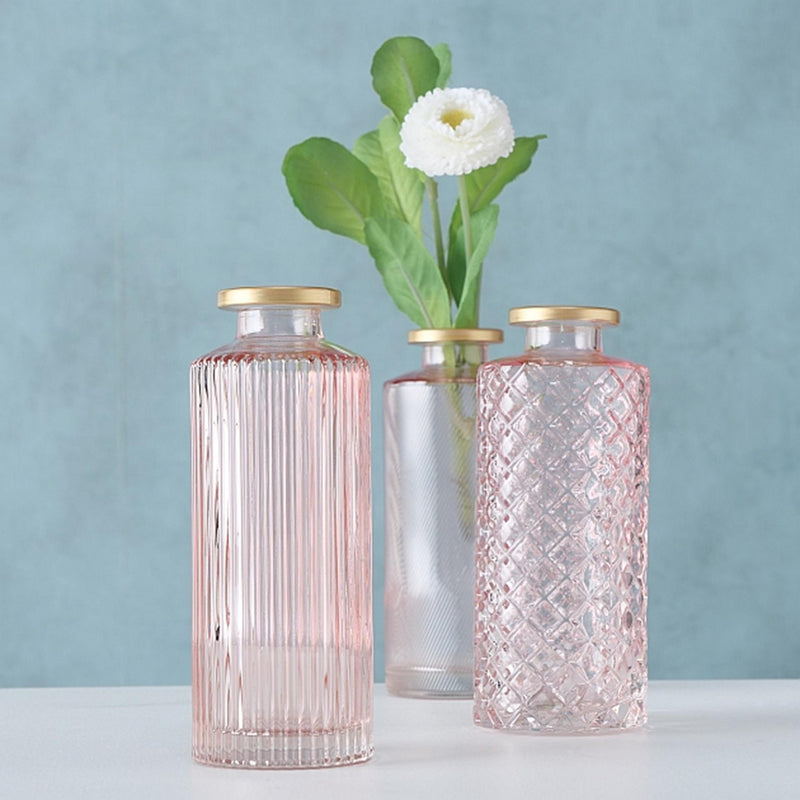 Load image into Gallery viewer, Boltze home vaas adore h13cm glas roze
