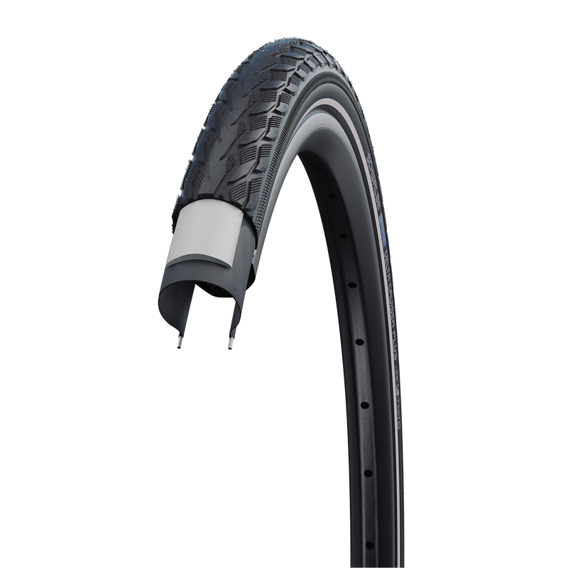 Load image into Gallery viewer, Buitenband Schwalbe Delta Cruiser Plus PunctureGuard 28 x 1.75 47-622mm - zwart met reflectie
