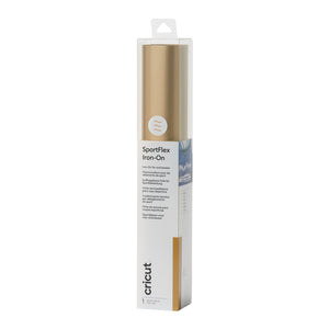 Cricut • sportflex iron-on goud
